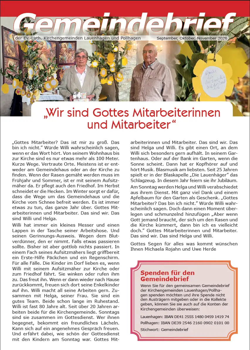 Gemeindebrief-Lauenhagen-Pollhagen--05-2026--Sep-Okt-Nov Onlineversion des Gemeindebriefs Lauenhagen-Pollhagen September/Oktober/November 2026